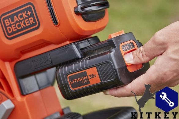 Садовий пилосос акумуляторний безщітковий BLACK+DECKER BCBLV3625L1