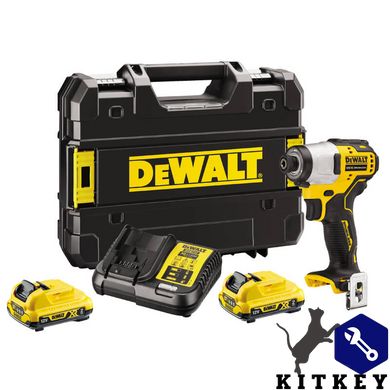 Шуруповерт аккумуляторный ударный бесщеточный DeWALT DCF801D2