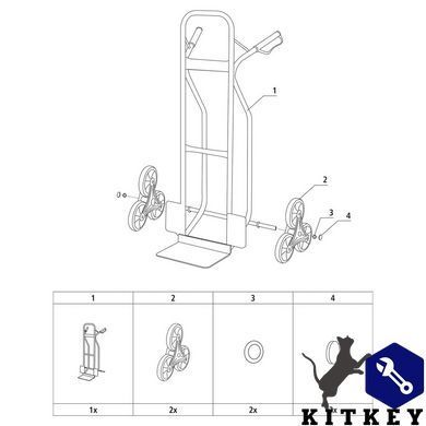 Візок вантажний STANLEY SXWT-HT523