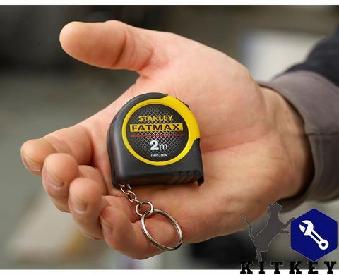 Рулетка-брелок FATMAX, 2м х 13мм в гумовому корпусі STANLEY FMHT1-33856