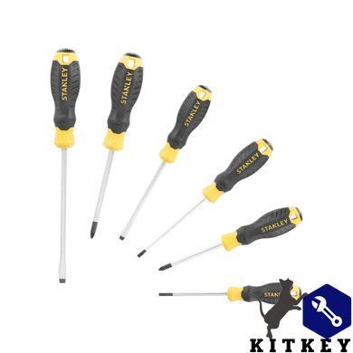 Набір із шести викруток CushionGrip STANLEY STHT16172-0