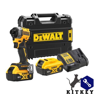 Шуруповерт ударный аккумуляторный бесщёточный DeWALT DCF850P2T