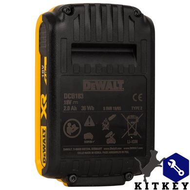 Набір акумуляторних батарей DeWALT DCB183D2