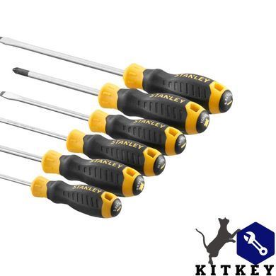 Набір із шести викруток CushionGrip STANLEY STHT16172-0