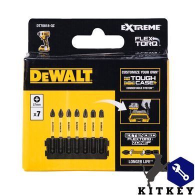 Кассета з битами FlexTorq DeWALT DT70818