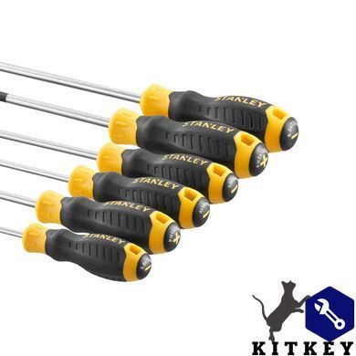 Набір із шести викруток CushionGrip STANLEY STHT16165-0