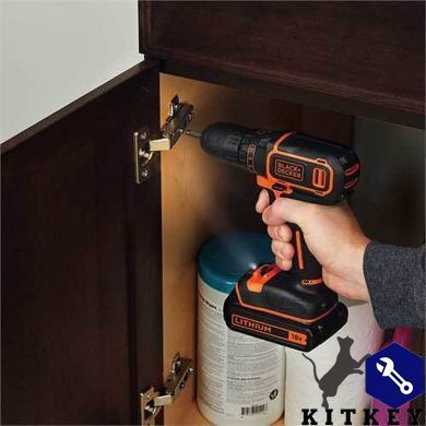 Дриль-шуруповерт акумуляторний BLACK+DECKER BDCDD18N
