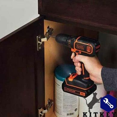 Дриль-шуруповерт акумуляторний BLACK+DECKER BDCDD18N