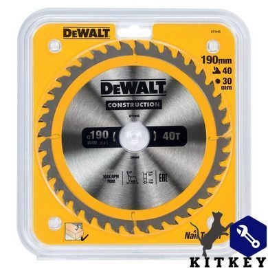 Диск пиляльний СONSTRUCTION DeWALT DT1945