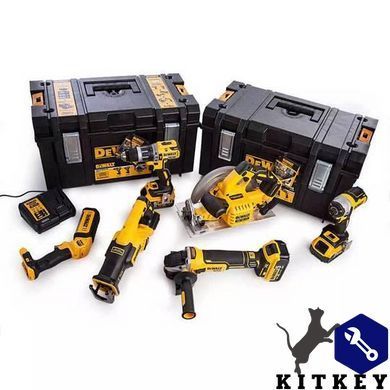 Набір з шести інструментів безщіткових DeWALT DCK623P3