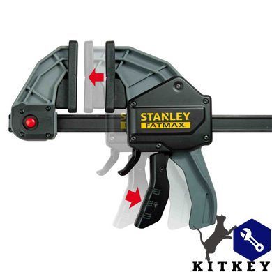 Струбцина FatMax XL тригерна з максимальним зусиллям стиснення 270 кг STANLEY FMHT0-83240