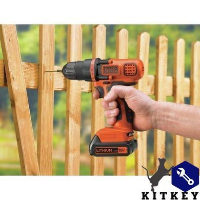 Дриль-шуруповерт акумуляторний BLACK+DECKER BDCDD18N