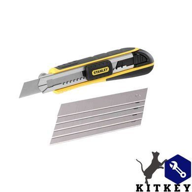 Нож FatMax Cartridge длиной 180 мм с лезвием шириной 18 мм с отламывающимися сегментами STANLEY 0-10-481