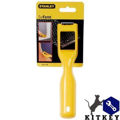 Рашпиль Surform Shaver Tool с литым пластмассовым корпусом с длиной лезвия 65 мм STANLEY 5-21-115