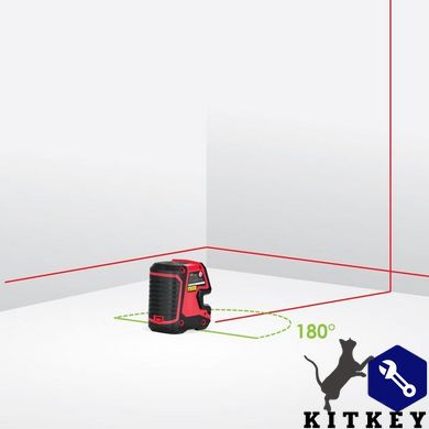 Рівень лазерний 180°, 2 лазерні головки INTERTOOL MT-3051