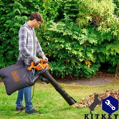 Пилосос садовий електричний BLACK+DECKER BEBLV260