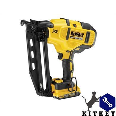 Пістолет цвяхозабивний акумуляторний безщітковий DeWALT DCN660D2