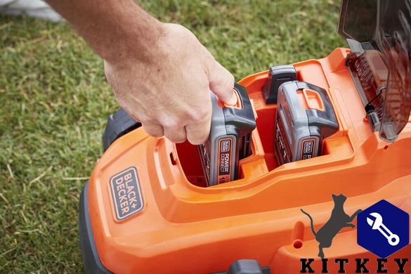 Газонокосилка аккумуляторная BLACK+DECKER BCMW3318L2