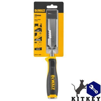 Стамеска DEWALT лезвие длиной 150 мм с дополнительной боковой режущей кромкой, 25 х 300 мм DeWALT DWHT0-16065