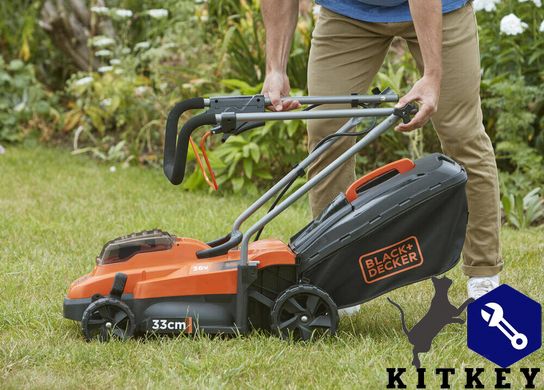 Газонокосилка аккумуляторная BLACK+DECKER BCMW3336L1