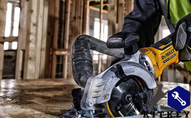 Пила дисковая аккумуляторная бесщёточная компактная DeWALT DCS571NT