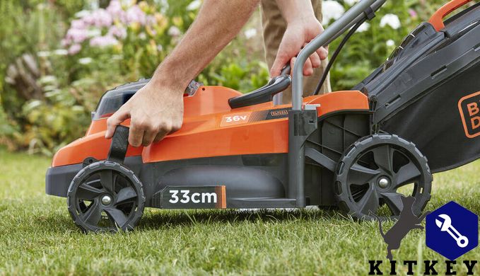 Газонокосилка аккумуляторная BLACK+DECKER BCMW3336L1