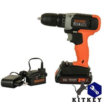 Дриль-шурупокрут акумуляторний BLACK+DECKER BCD001C1