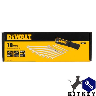 Набор ключей комбинированных, 10 штук DeWALT DWMT19227-1