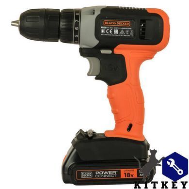 Дриль-шурупокрут акумуляторний BLACK+DECKER BCD001C1