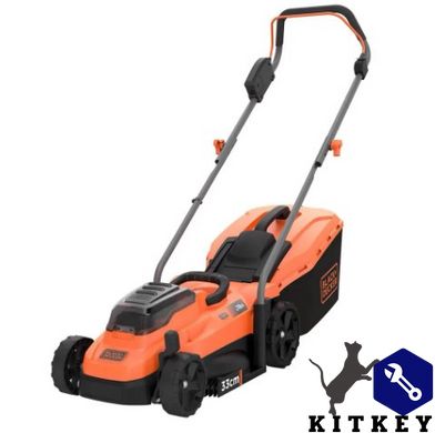 Газонокосилка аккумуляторная BLACK+DECKER BCMW33184L2