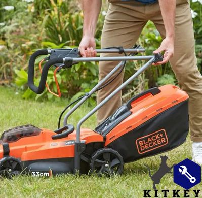 Газонокосилка аккумуляторная BLACK+DECKER BCMW33184L2