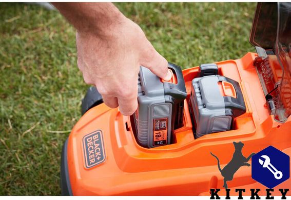 Газонокосилка аккумуляторная BLACK+DECKER BCMW33184L2