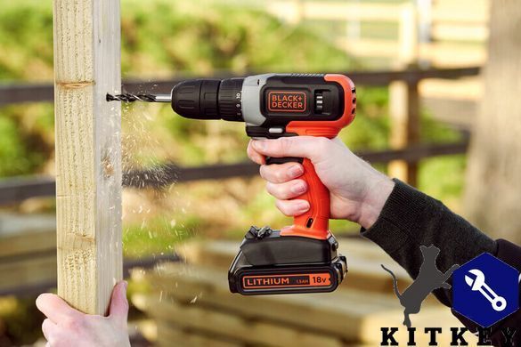 Дриль-шурупокрут акумуляторний BLACK+DECKER BCD001C1