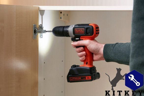 Дриль-шурупокрут акумуляторний BLACK+DECKER BCD001C1