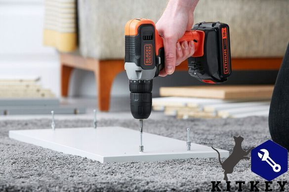 Дриль-шурупокрут акумуляторний BLACK+DECKER BCD001C1