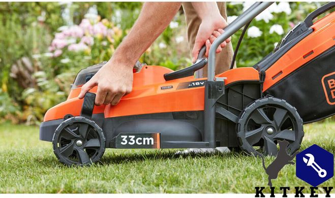 Газонокосилка аккумуляторная BLACK+DECKER BCMW33184L2