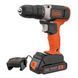 Дриль-шурупокрут акумуляторний BLACK+DECKER BCD001C1