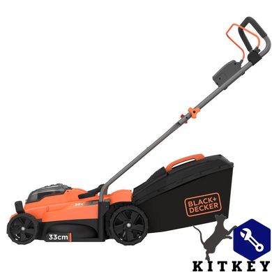 Газонокосилка аккумуляторная BLACK+DECKER BCMW3336L2