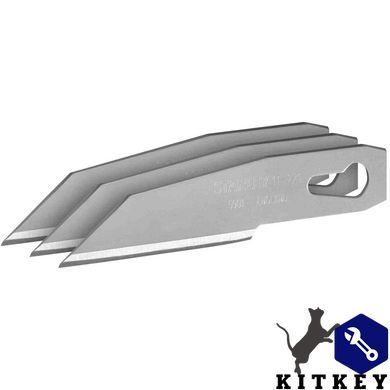 Леза запасні 5901 для ножів для виробних робіт, 3 штуки STANLEY 0-11-221