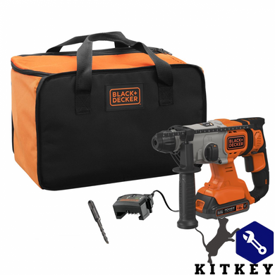 Перфоратор акумуляторний BLACK+DECKER BCD900D1S