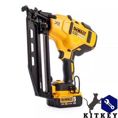 Пістолет цвяхозабивний акумуляторний безщітковий DeWALT DCN660P2