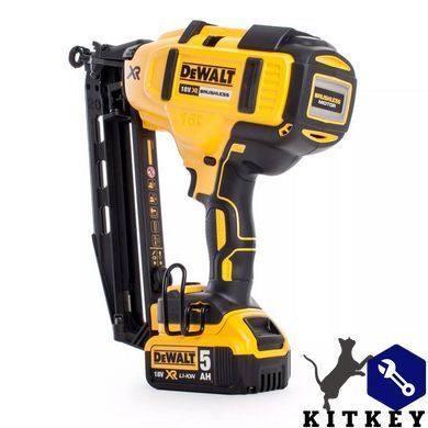 Пістолет цвяхозабивний акумуляторний безщітковий DeWALT DCN660P2