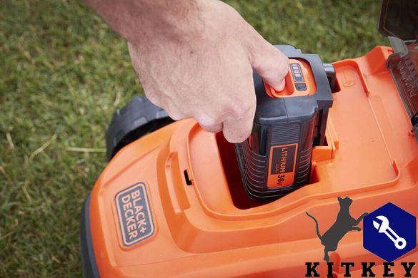 Газонокосилка аккумуляторная BLACK+DECKER BCMW3336L2