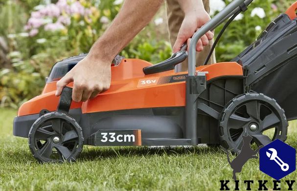 Газонокосилка аккумуляторная BLACK+DECKER BCMW3336L2