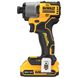 Шуруповерт ударный аккумуляторный бесщёточный DeWALT DCF840D2T